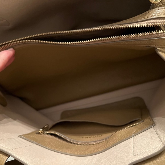 Cuyana Zippered Satchel in Cappuccino - Mint Condition! NWOT Free Shipping!! - Picture 8 of 13